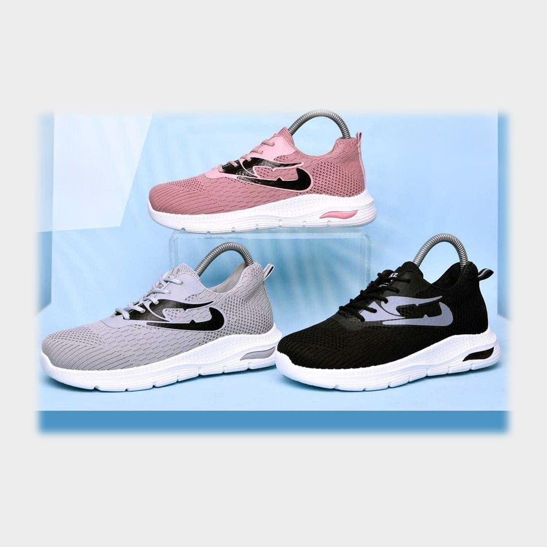 حذاء سنيكرز حريمي جلد الوان متعددة كل المواسم من الوحيد