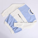 سويتشيرت رقبة دائرية ألوان متعددة رجالي من ان جي