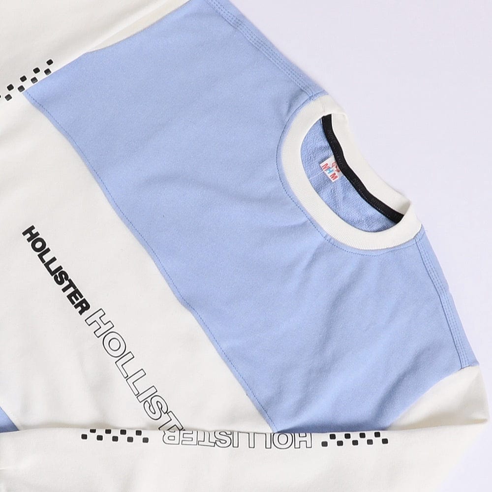 سويتشيرت رقبة دائرية ألوان متعددة رجالي من ان جي