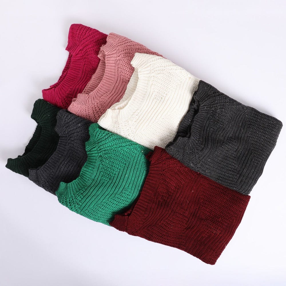 بلوفر ألوان متعددة حريمي مقاس موحد من ان جي