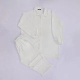 طقم سوت من دي اس حريمي ابيض