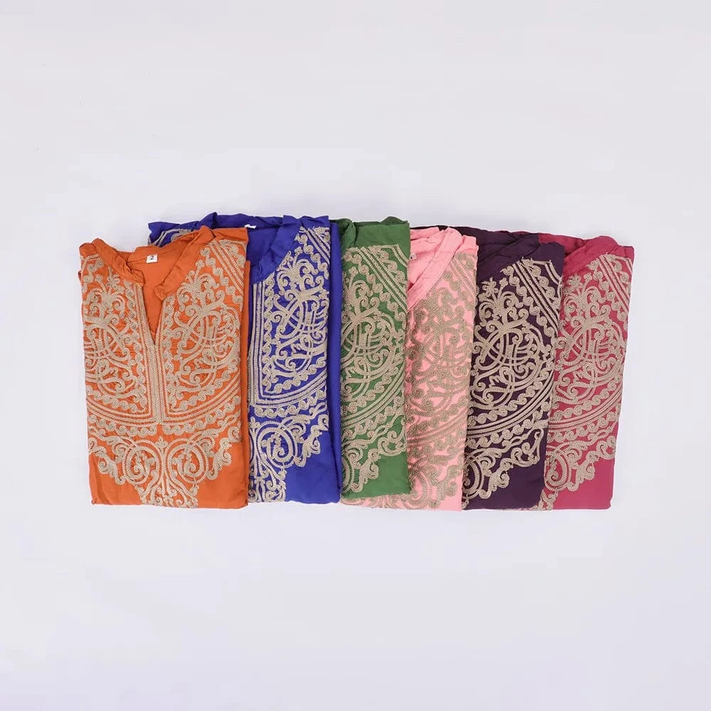 عباية إستقبال مراسي قطن حريمي ألوان متعددة من إس تي