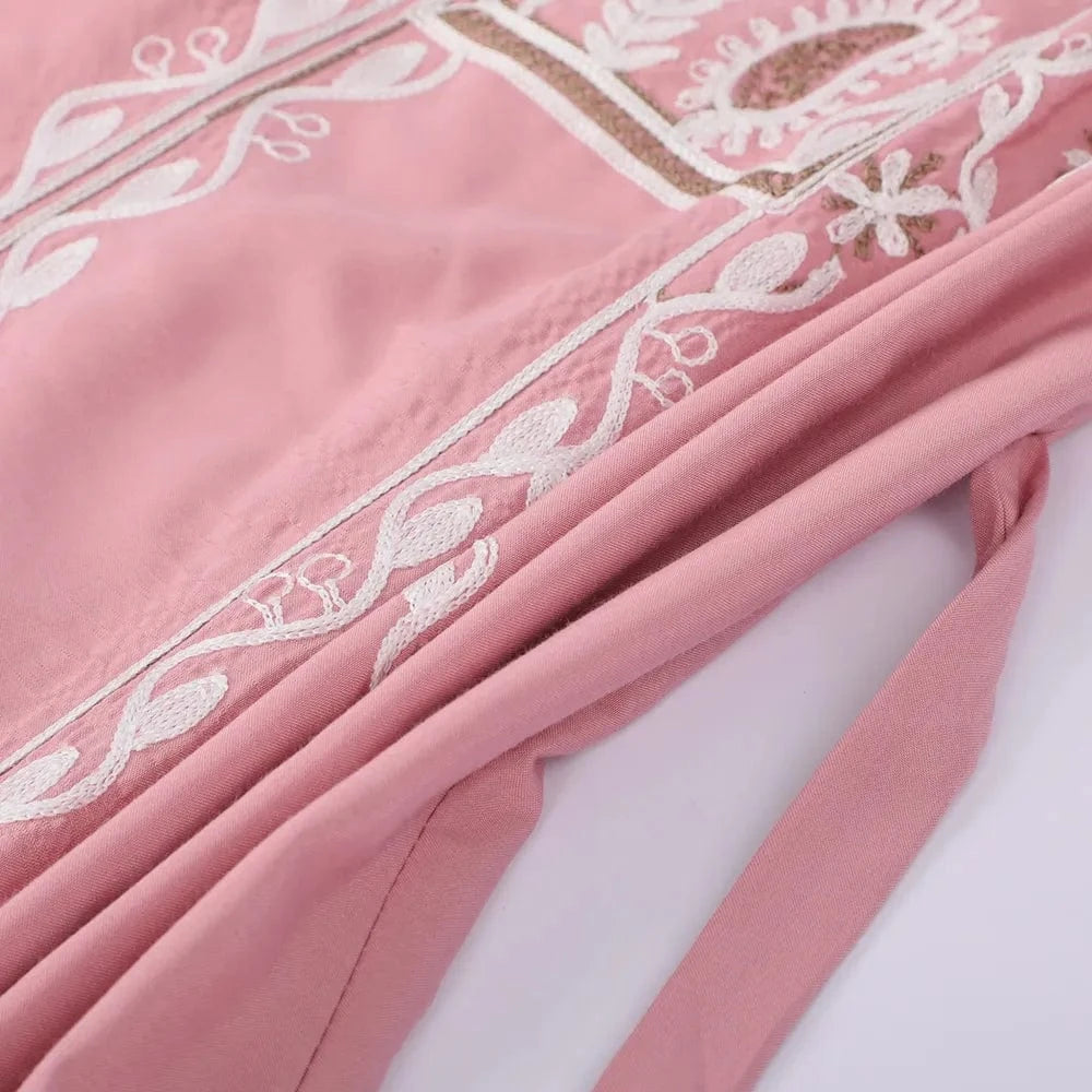 عباية إستقبال مراسي قطن حريمي ألوان متعددة من إس تي