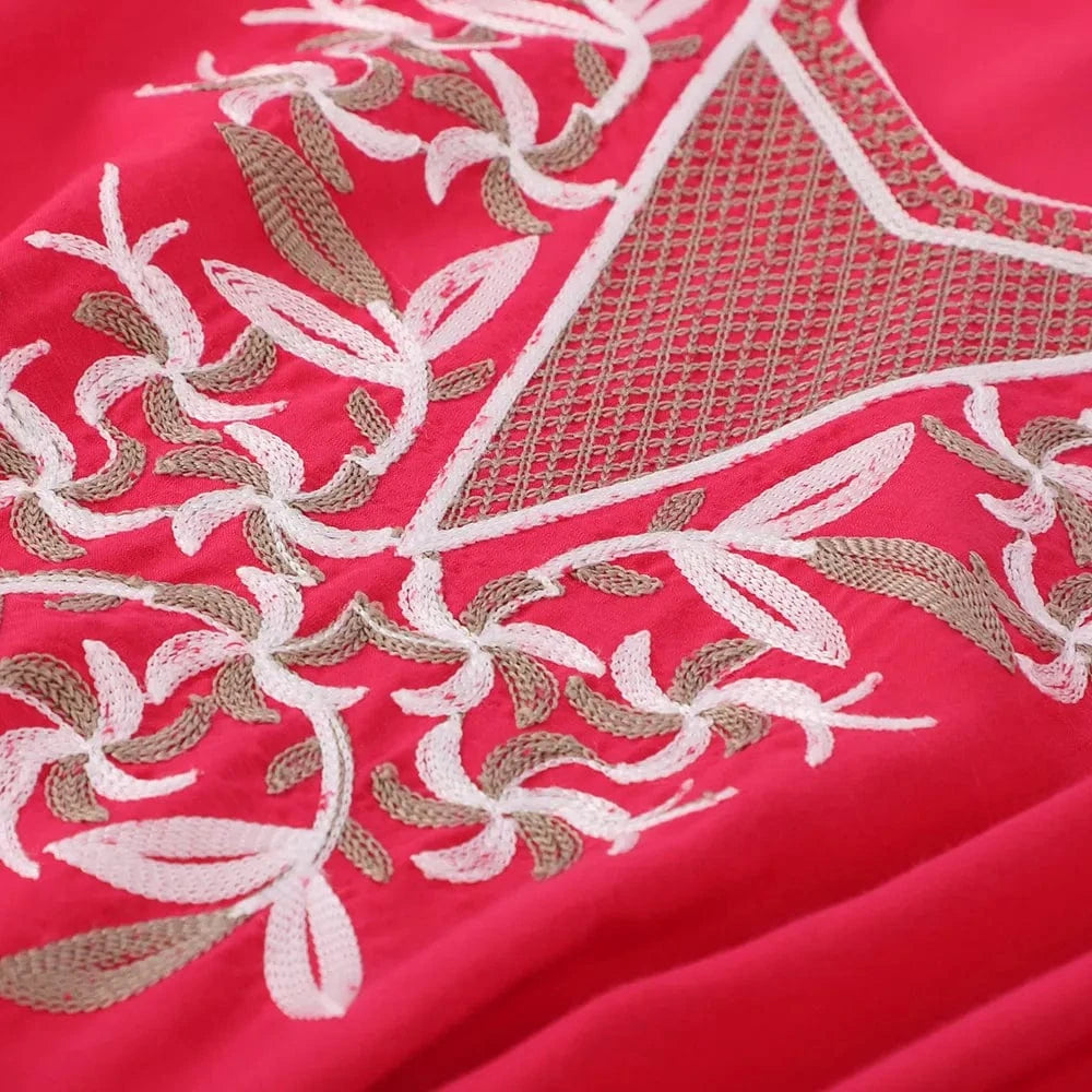 عباية إستقبال مراسي قطن حريمي ألوان متعددة من إس تي