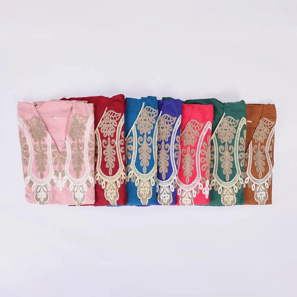 عباية إستقبال مراسي قطن حريمي ألوان متعددة من إس تي