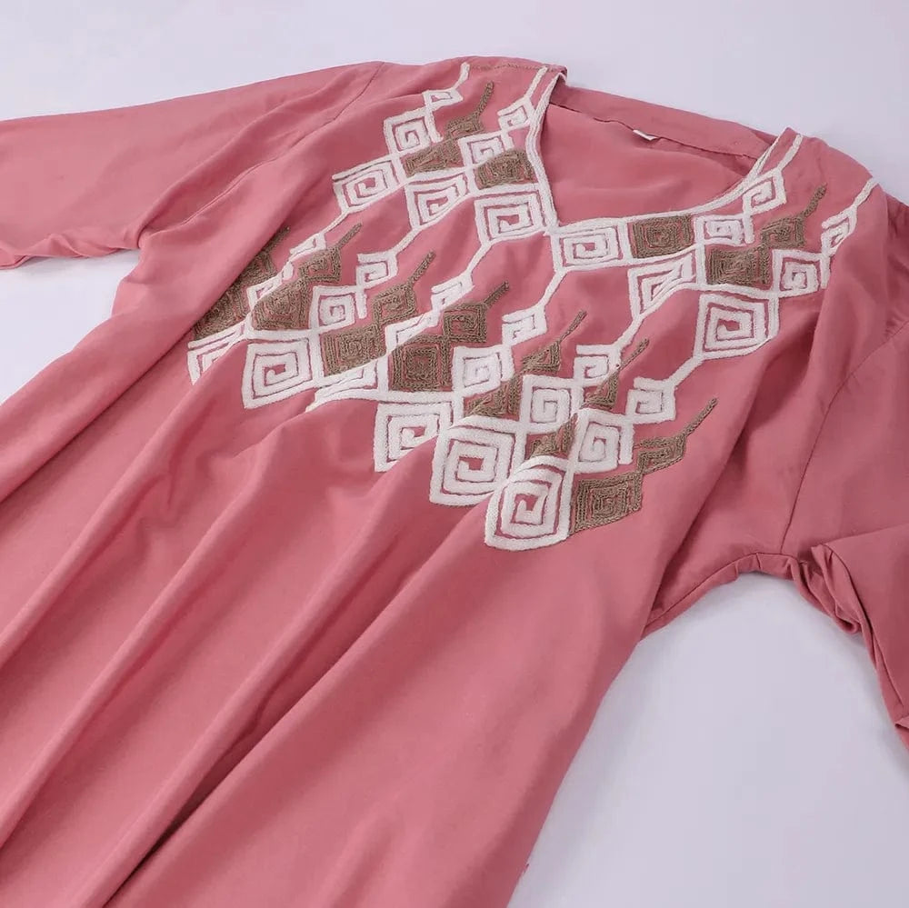 عباية إستقبال مراسي قطن حريمي ألوان متعددة من إس تي