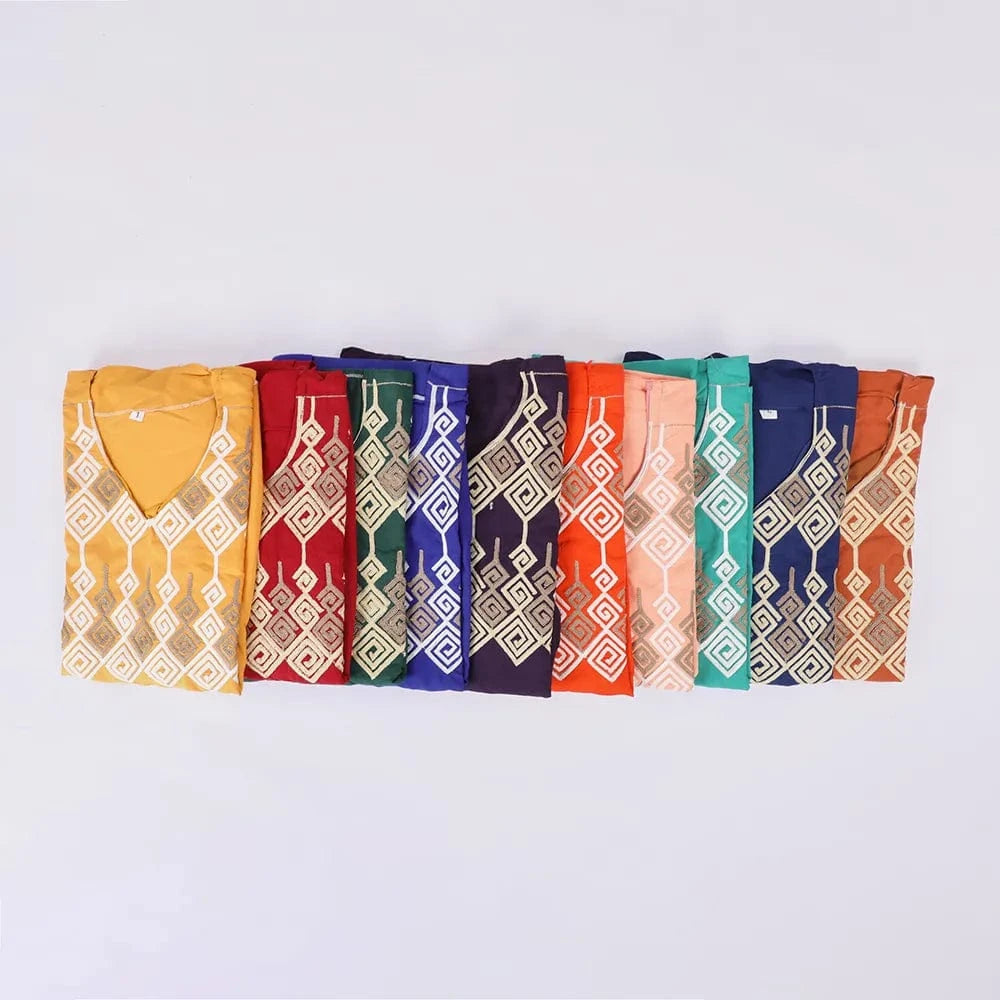 عباية إستقبال مراسي قطن حريمي ألوان متعددة من إس تي