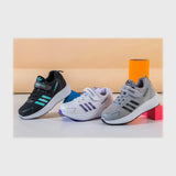 حذاء سنيكرز اطفالى فوندي تريكو خيط مستورد ونعل PVC حقن الوان متعددة جميع المواسم من فيكتور - VRC168