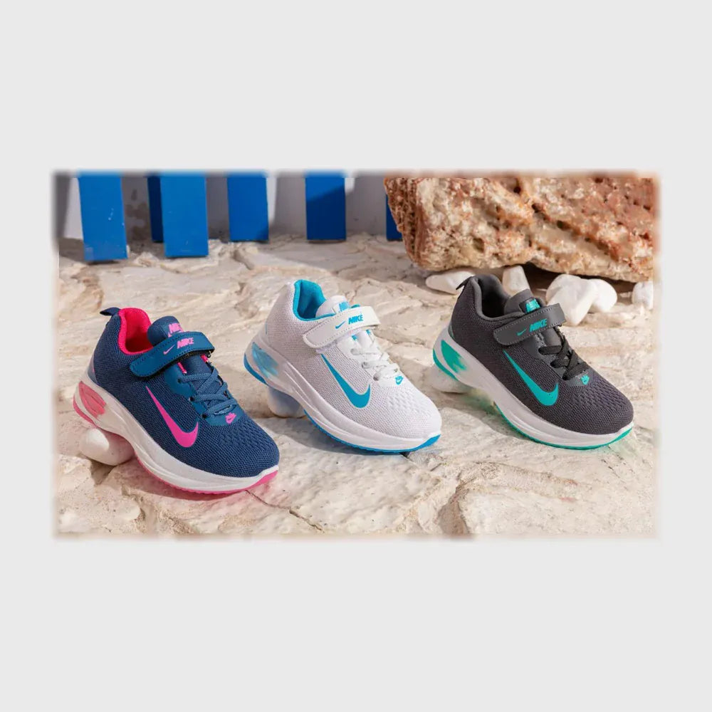 حذاء سنيكرز اطفالى فوندي تريكو خيط مستورد ونعل PVC حقن الوان متعددة جميع المواسم من فيكتور - VRC191