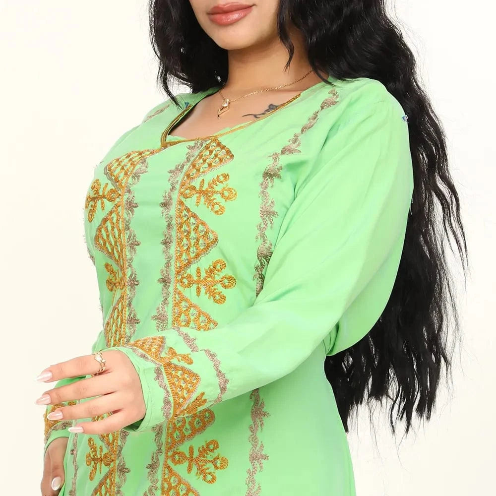 عباية كم طويل استقبال حريمي الوان متعدده من عبايتي