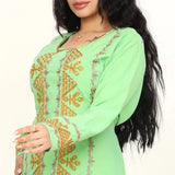 عباية كم طويل استقبال حريمي الوان متعدده من عبايتي