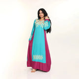 عباية كم طويل استقبال حريمي الوان متعدده من عبايتي