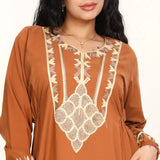 عباية كم طويل استقبال حريمي الوان متعدده من عبايتي