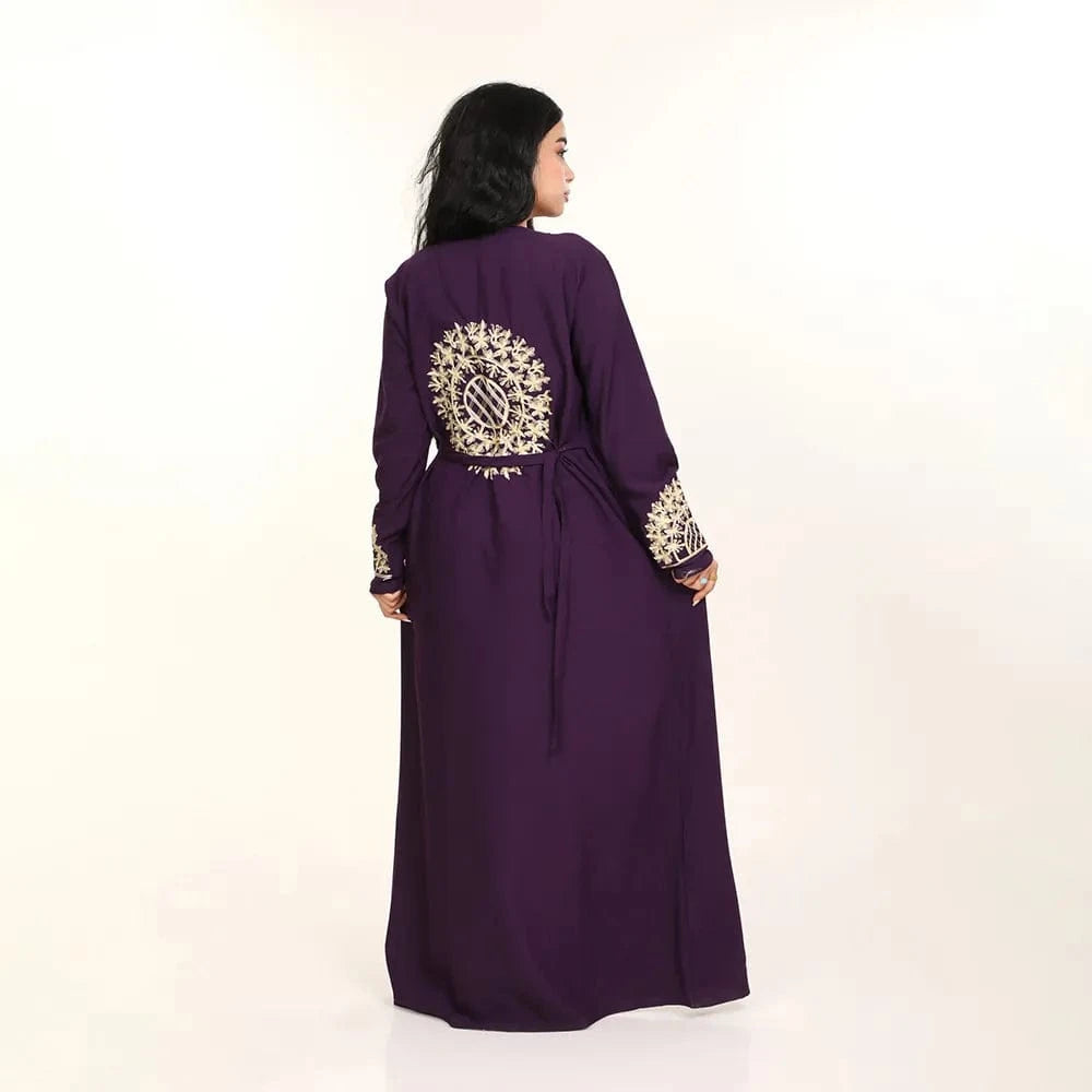 عباية كم طويل استقبال حريمي الوان متعدده من عبايتي