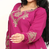 عباية كم طويل استقبال حريمي الوان متعدده من عبايتي