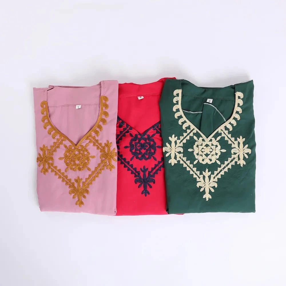 عباية كم طويل استقبال حريمي الوان متعدده من عبايتي