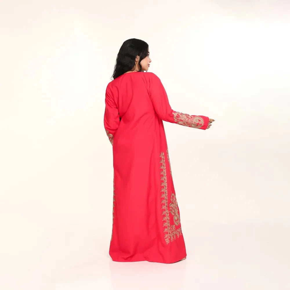 عباية كم طويل استقبال حريمي الوان متعدده من عبايتي