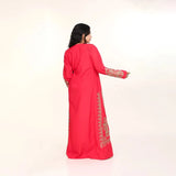 عباية كم طويل استقبال حريمي الوان متعدده من عبايتي