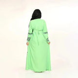 عباية كم طويل استقبال حريمي الوان متعدده من عبايتي