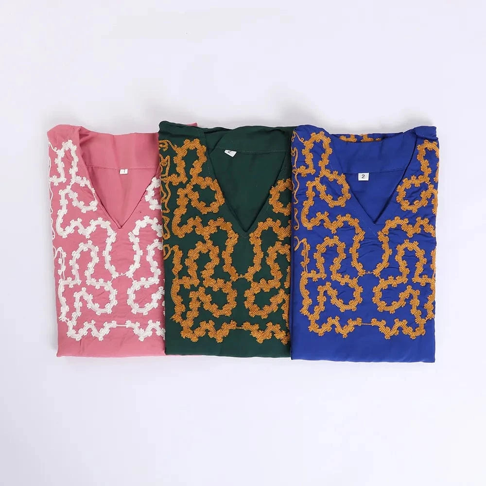 عباية كم طويل استقبال حريمي الوان متعدده من عبايتي