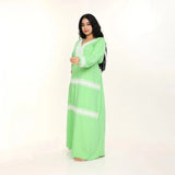 عباية كم طويل استقبال حريمي الوان متعدده من عبايتي