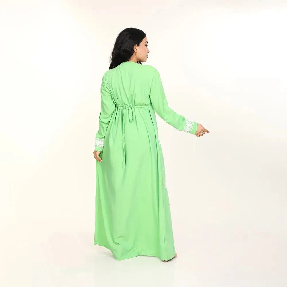 عباية كم طويل استقبال حريمي الوان متعدده من عبايتي