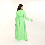 عباية كم طويل استقبال حريمي الوان متعدده من عبايتي