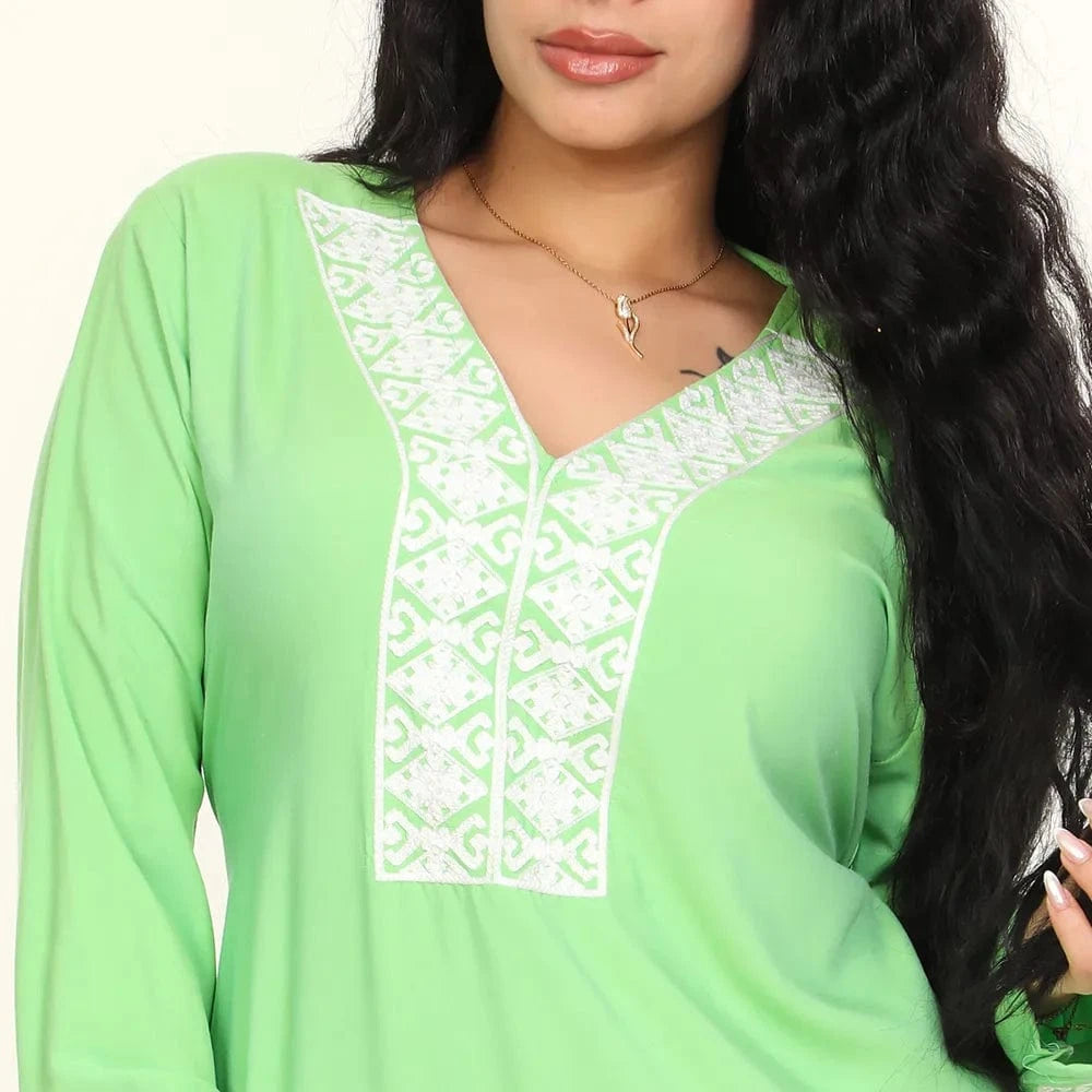 عباية كم طويل استقبال حريمي الوان متعدده من عبايتي