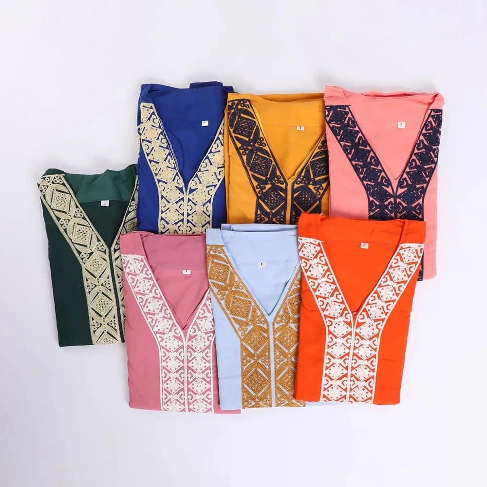 عباية كم طويل استقبال حريمي الوان متعدده من عبايتي