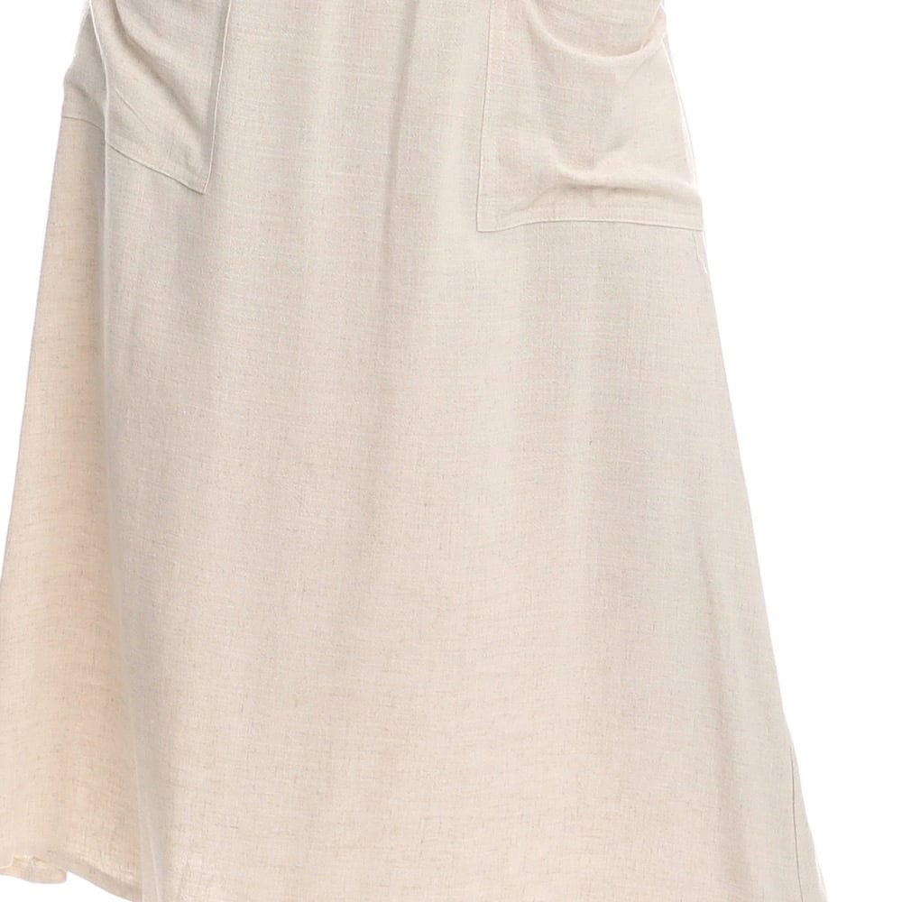 فستان من اسبنوزا حريمي لينن مستورد; بيج