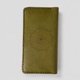 محفظة يد حريمى جلد اسكاى زيتى جميع المواسم من ازياء - AM-67
