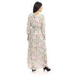 فستان طويل من اسبنوزا حريمي قطن مستورد; متعدد الألوان