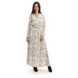 فستان طويل من اسبنوزا حريمي قطن مستورد; متعدد الألوان