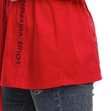 قميص من اسبنوزا حريمي بوبلين مستورد ; أحمر