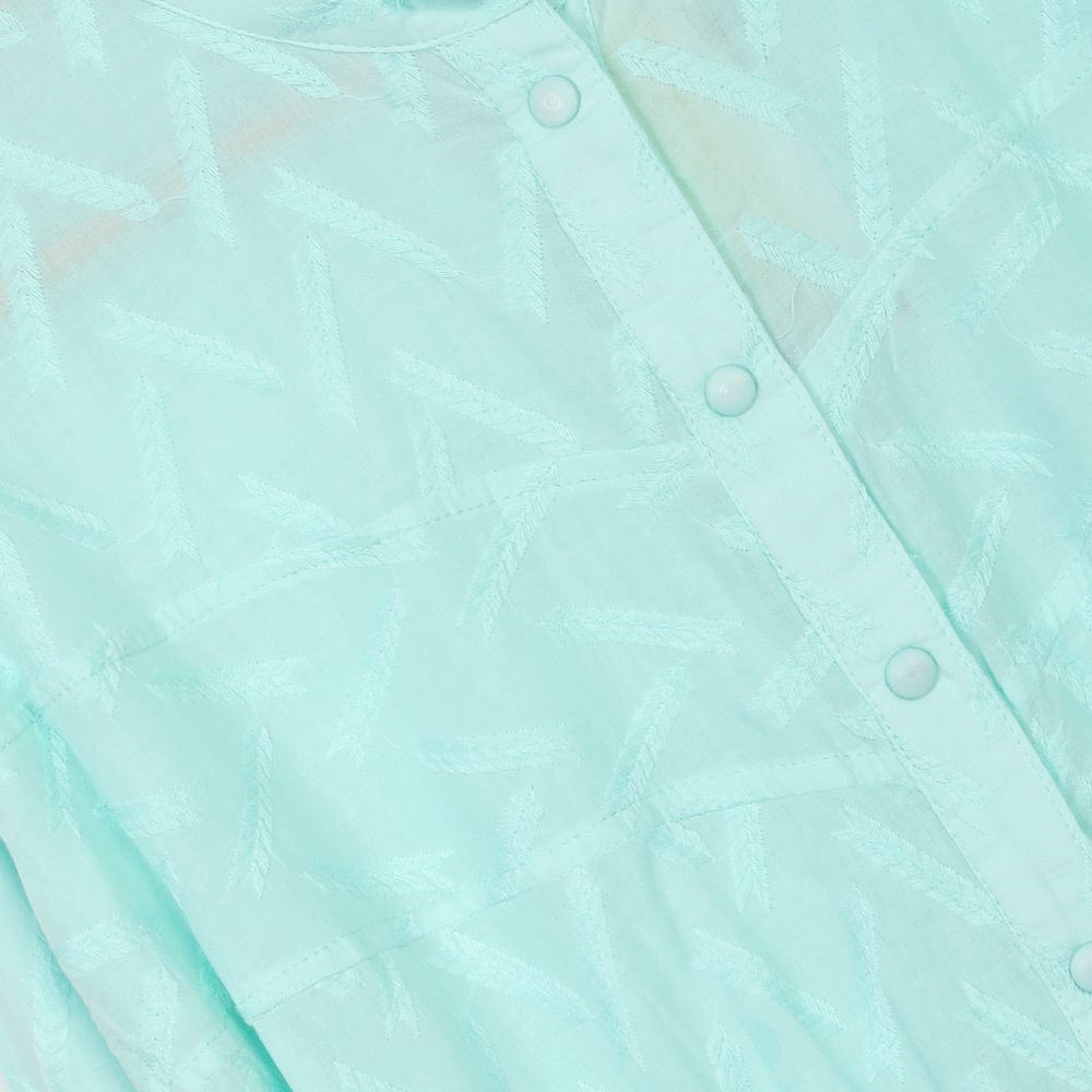 فستان طويل من اسبنوزا حريمي فوال مستورد; تركواز