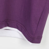 تيشيرت بغطاء رأس رجالي سينجل ليكرا; بنفسجي