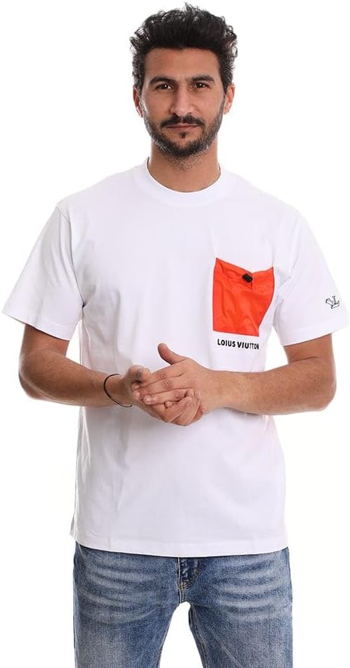 تيشيرت رجالي ابيض من ازياء
