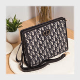 شنطة كروس حريمى جلد 2اسود*لون جميع المواسم من فلامنجو - t-351