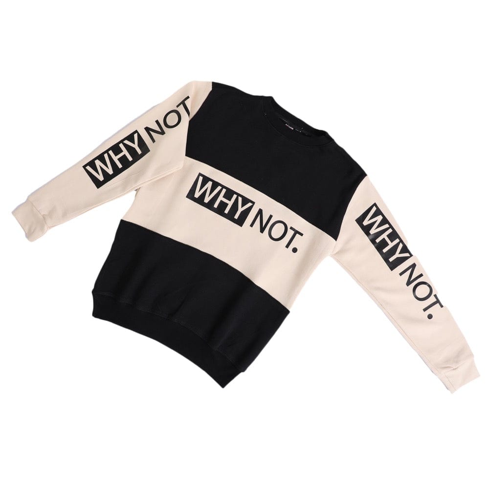 سويتشيرت رقبة دائرية ألوان متعددة رجالي من ان جي