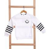 Tendon Sweatshirt for Kids, Milton Cotton - White