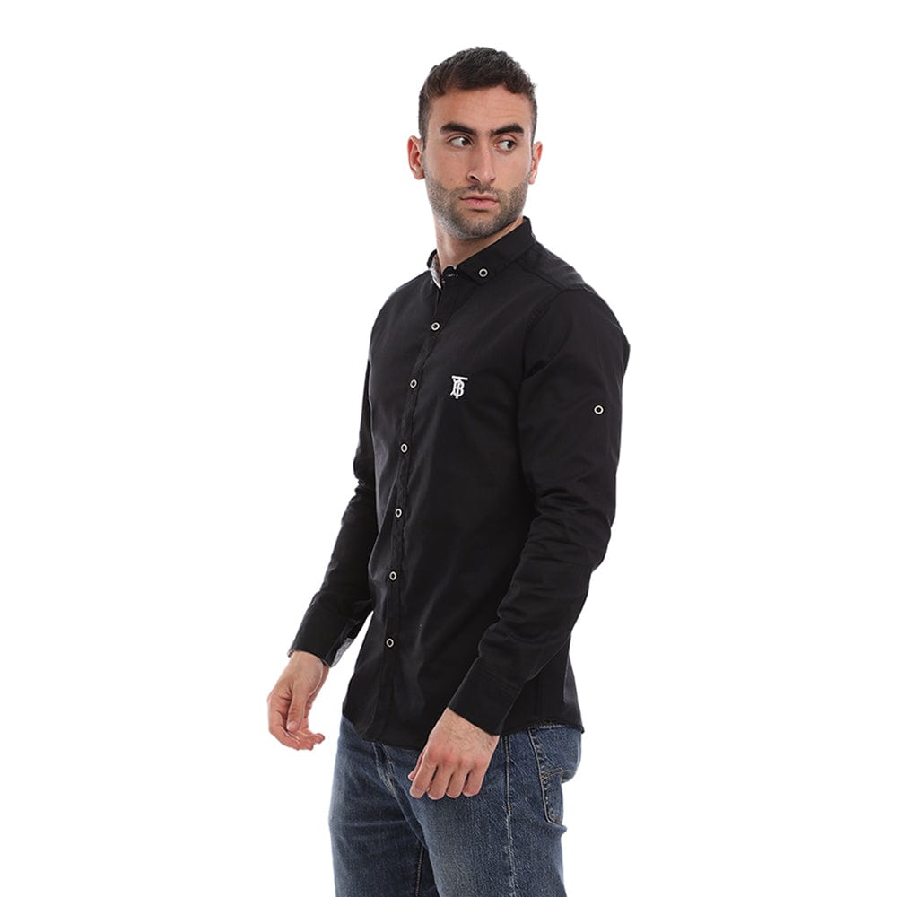 قميص جبردين من الهيبة رجالي قطن/ليكرا، ألوان متعددة