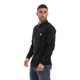 قميص جبردين من الهيبة رجالي قطن/ليكرا، ألوان متعددة