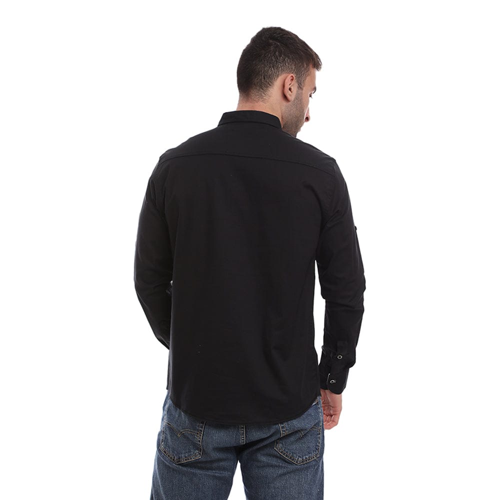 قميص جبردين من الهيبة رجالي قطن/ليكرا، ألوان متعددة