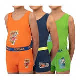 Forma Brand Printed Underwear Set for Boys, Cotton/Elastane - Multicolor
