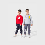 ترنج قطعتين اولادي اولادي ملتون قطن100‎%‎ ‌‎ الوان متعددة شتوي من لارك ارت - 1001