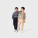 ترنج قطعتين اولادي اولادي ملتون قطن100‎%‎ ‌‎ الوان متعددة شتوي من لارك ارت - 1002