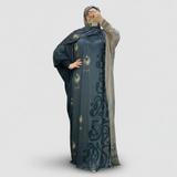 ملحفه اكمام طويلة قطيفه مضلع كنار بالطول من الجنبين مقاس فري سايز حريمى قطيفه فرنساوي مضلع الوان متعددة شتوي من اتش جي - 1051-ML-4