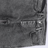 بنطلون جينز مخربش رجالي نيو لاند رمادي فاتح جميع المواسم من اس كيه اتش - 106651-LG