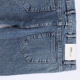 بنطلون جينز ساده رجالي نيو سكاي ليكرا جينز غامق جميع المواسم من اس كيه اتش - 107421-DJ