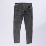 بنطلون جينز ساده رجالي نيو سكاي ليكرا رمادي جميع المواسم من اس كيه اتش - 107421-GY